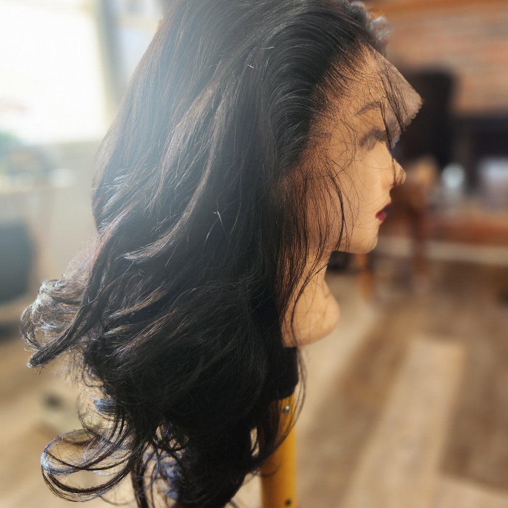 Black Lace Front Wig - Natural Black